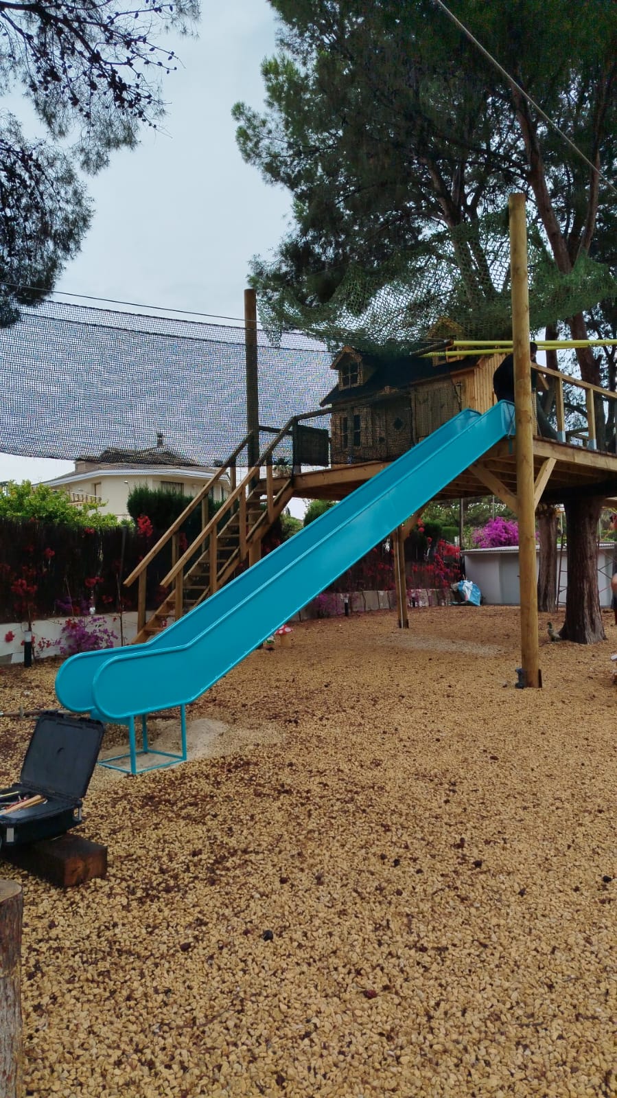 casitas de aventura - tobogan